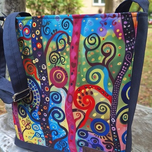Panka váll/crossbody táska - táska & tok - kézitáska & válltáska - válltáska - Meska.hu