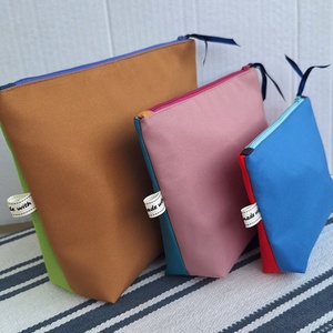 Colors - Neszesszer garnitúra 3 darabos - táska & tok - neszesszer - Meska.hu