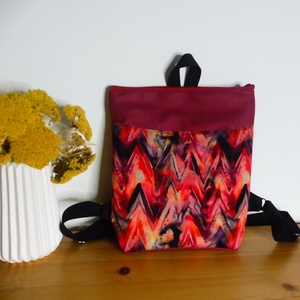 Bordó mintás hátizsák, Táska & Tok, Hátizsák, Hátizsák, , MESKA