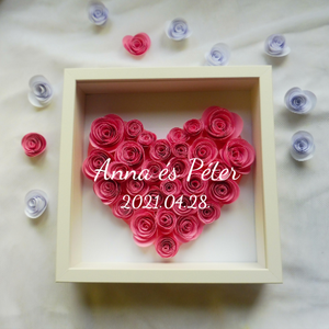 Valentin-napi virág doboz/flower box - otthon & életmód - dekoráció - Meska.hu