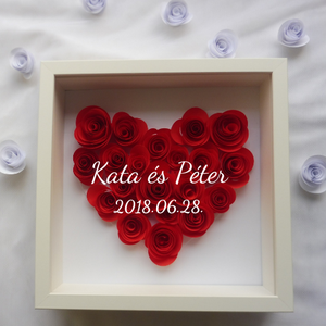 Valentin-napi virág doboz/flower box - otthon & életmód - dekoráció - Meska.hu
