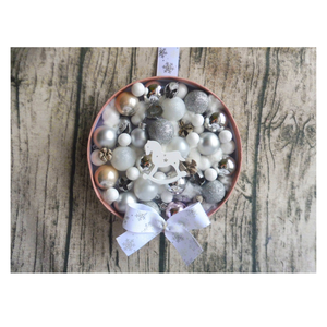 Adventi koszorú és kopogtató, adventi szett  - karácsony - adventi díszek - adventi koszorú - Meska.hu