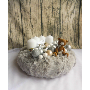 Adventi koszorú és kopogtató, adventi szett  - karácsony - adventi díszek - adventi koszorú - Meska.hu