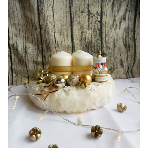 Adventi koszorú körhintával - karácsony - adventi díszek - adventi koszorú - Meska.hu