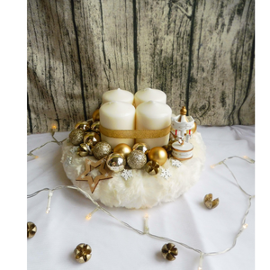 Adventi koszorú körhintával, Karácsony, Adventi díszek, Adventi koszorú, , MESKA