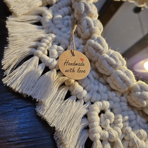 Tükör makramé kerettel - otthon & életmód - dekoráció - tükör - Meska.hu