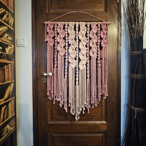Makramé függő falidísz - otthon & életmód - dekoráció - fali és függő dekoráció - falra akasztható dekor - Meska.hu