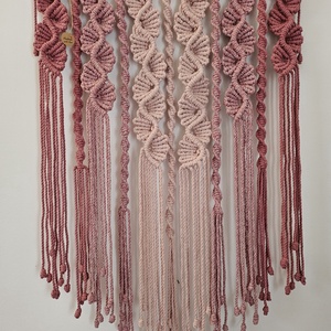 Makramé függő falidísz - otthon & életmód - dekoráció - fali és függő dekoráció - falra akasztható dekor - Meska.hu