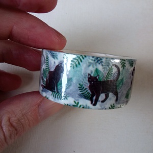 Cicák - washi tape (dekortapasz) - otthon & életmód - papír, írószer - matrica, matrica csomag - Meska.hu