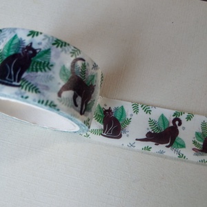 Cicák - washi tape (dekortapasz) - otthon & életmód - papír, írószer - matrica, matrica csomag - Meska.hu