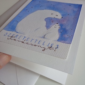 Jegesmacik - akvarell karácsonyi képeslap/üdvözlőlap - karácsony - karácsonyi ajándékozás - karácsonyi képeslap, üdvözlőlap, ajándékkísérő - Meska.hu Jegesmacik - akvarell karácsonyi képeslap/üdvözlőlap - karácsony - karácsonyi ajándékozás - karácsonyi képeslap, üdvözlőlap, ajándékkísérő - Meska.hu