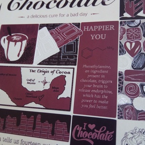 Chocolate - gasztro poszter képeslap - 3 db  - művészet - grafika & illusztráció - digitális - Meska.hu