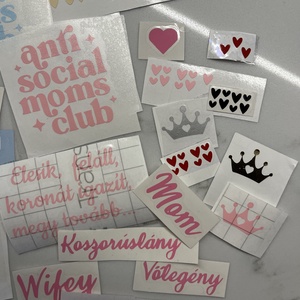 Egyedi rendelésre készülő matrica - otthon & életmód - papír, írószer - matrica, matrica csomag - Meska.hu