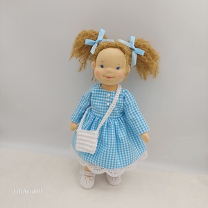 Formázott arcú textilbaba - játék & sport - baba & babaház - baba - Meska.hu