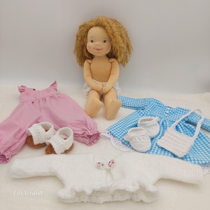 Formázott arcú textilbaba - játék & sport - baba & babaház - baba - Meska.hu