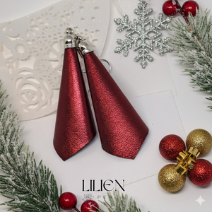 PASSION bőr fülbevaló  - Meska.hu