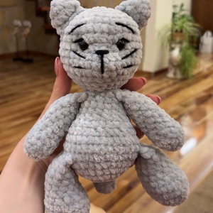 Horgolt Cica, Játék & Sport, Plüssállat & Játékfigura, Cica, Horgolás, MESKA