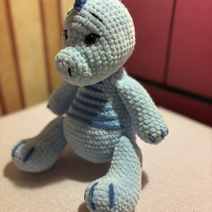 Horgolt dínó - játék & sport - plüssállat & játékfigura - plüss dínók - Meska.hu