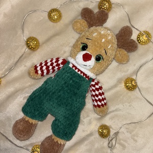 Horgolt szarvas - játék & sport - plüssállat & játékfigura - más figura - Meska.hu