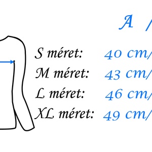 Hímzett Kalocsai hosszú ujjú-Fekete - ruha & divat - női ruha - pulóver - Meska.hu