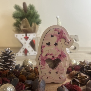 Manó alakú, világítós kerámia dísz - kellékek & szerszámok - díszíthető tárgyak - kerámia - Meska.hu