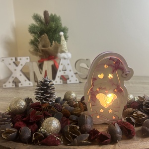 Manó alakú, világítós kerámia dísz - kellékek & szerszámok - díszíthető tárgyak - kerámia - Meska.hu