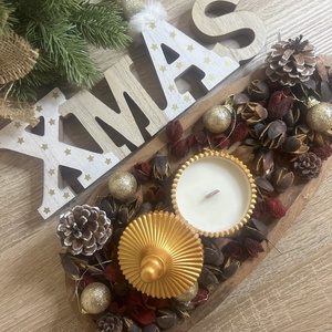 Díszgyertya - kellékek & szerszámok - díszíthető tárgyak - kerámia - Meska.hu