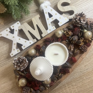 Díszgyertya - kellékek & szerszámok - díszíthető tárgyak - kerámia - Meska.hu