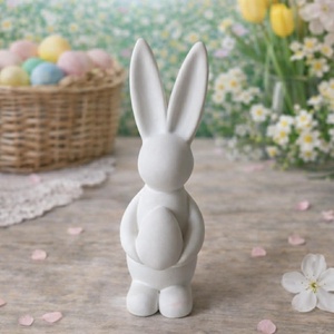 Nyuszis dekoráció - Meska.hu