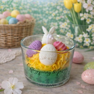 Húsvéti szójaviasz gyertya  - Meska.hu