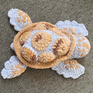 Plüss teknős - játék & sport - plüssállat & játékfigura - teknős - Meska.hu