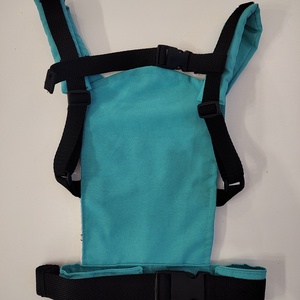 Játék csatos hordozó - Dínós, zöld - játék & sport - baba & babaház - játékbaba, babakellék - Meska.hu