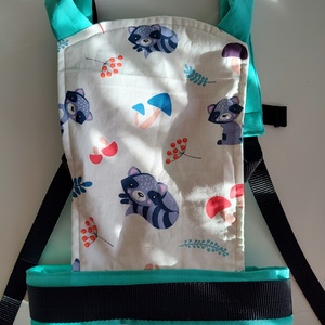 Játék csatos hordozó - mosómacis - játék & sport - baba & babaház - játékbaba, babakellék - Meska.hu