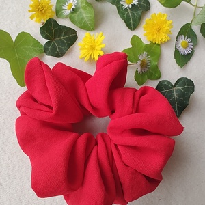 Piros scrunchie hajgumi - Meska.hu