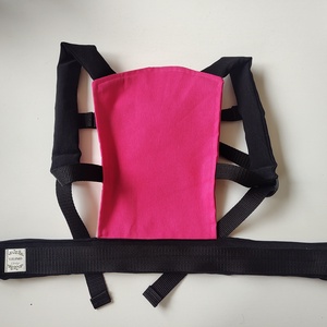 Játék csatos hordozó - pink fekete  - Meska.hu