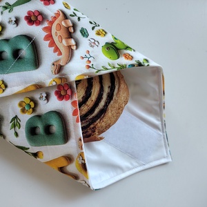 Újraszalvéta - dínós - otthon & életmód - konyhafelszerelés, tálalás - konyhai textil - szalvéta - Meska.hu