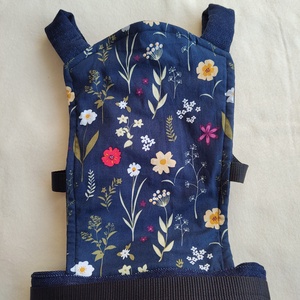 Játék csatos hordozó - LIMITÁLT KIADÁS virágos - játék & sport - baba & babaház - játékbaba, babakellék - Meska.hu