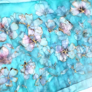 Éjfél tiszta selyem sál - ruha & divat - sál, sapka, kendő - sál - Meska.hu Éjfél tiszta selyem sál - ruha & divat - sál, sapka, kendő - sál - Meska.hu