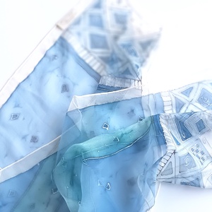 Norvégia tiszta selyem sál - ruha & divat - sál, sapka, kendő - sál - Meska.hu