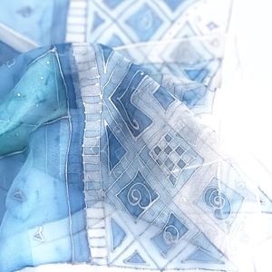 Norvégia tiszta selyem sál - ruha & divat - sál, sapka, kendő - sál - Meska.hu