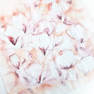 Tulipánfa nyílás tiszta selyem kendő - ruha & divat - sál, sapka, kendő - sál - Meska.hu