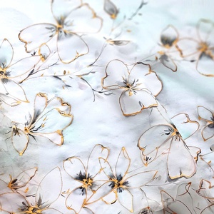 Tünemény tiszta selyem stóla - Meska.hu