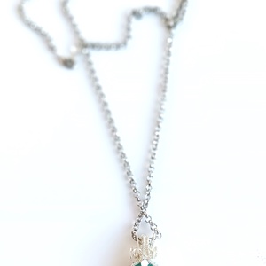 Larimár természetes ásvány nyaklánc - ékszer - nyaklánc - medál - Meska.hu