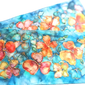 Tunézia tiszta selyem sál - ruha & divat - sál, sapka, kendő - sál - Meska.hu