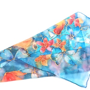 Ízisz álma tiszta selyem kendő - ruha & divat - sál, sapka, kendő - sál - Meska.hu