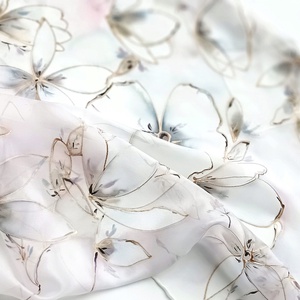 Hóvarázs tiszta selyem kendő, Ruha & Divat, Sál, Sapka, Kendő, Sál, Selyemfestés, MESKA