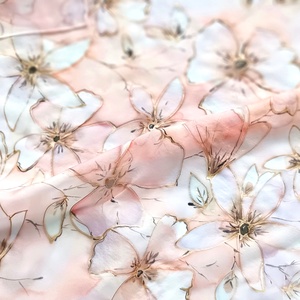 Barackvirág éden tiszta selyem kendő - ruha & divat - sál, sapka, kendő - sál - Meska.hu