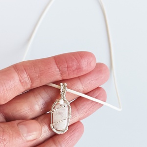 Természetes ásvány nyaklánc - ékszer - nyaklánc - medál - Meska.hu