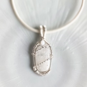 Természetes ásvány nyaklánc - ékszer - nyaklánc - medál - Meska.hu