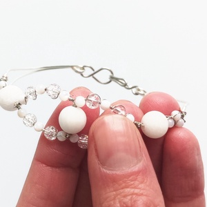 Réz orgon karkötő valódi ásvánnyal - ékszer - karkötő - ásványkarkötő - Meska.hu